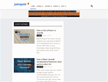 Tablet Screenshot of joomguide.com